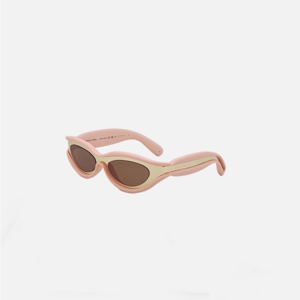 Bottega Veneta Oversized Gold Aviators ☀️